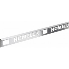 Homelux Metāla L-profils Homelux, 12.5 mm/2.5 m, sudraba - gab