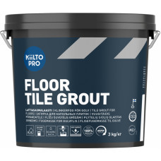 Kiilto Grīdas flīžu šuvotājs Kiilto Pro Floor Tile grout, 250 melns, 3kg - gab