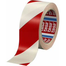 Tesa Grīdas marķēšanas lente Tesa Professional 60760 Sarkana/Balta, 33 m/50 mm - gab