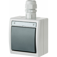 Cits Slēdzis/pārslēdzis AQUANT, pelēks, IP65 (SLEEP120165) - gab