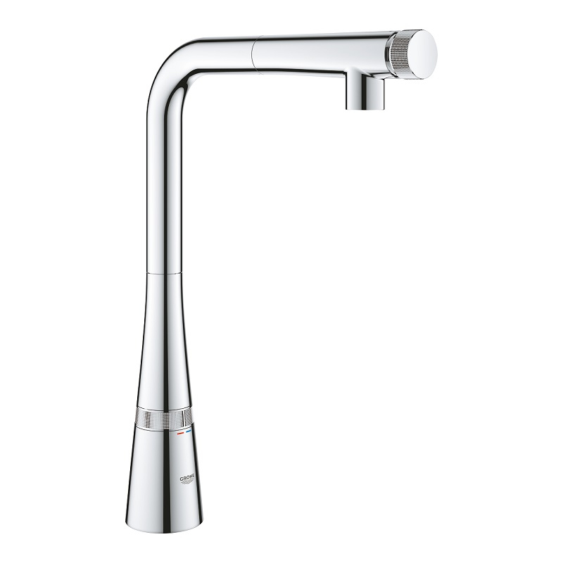 Grohe virtuves izlietnes maisītājs ar izvelkamu dušu Zedra Smartcontrol, hroms