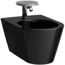 Laufen bidē Kartell, stiprināms pie sienas, 370x545 mm, spīdīgs melns
