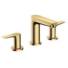 Hansgrohe izlietnes maisītājs Talis E, ar pop-up, 3 caurumu, uz virsmas, polished gold optic