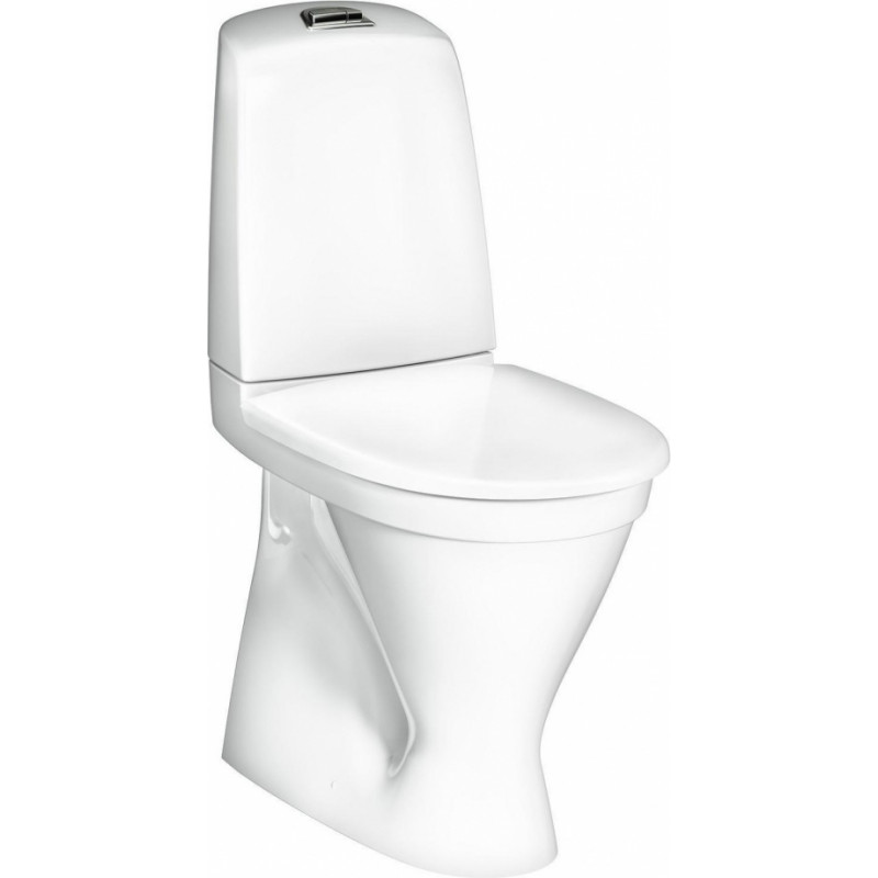 Gustavsberg pods ar vāku Nautic Hygienic Flush, 345x650 mm, vertikāls izvads, 2/4 l, balts