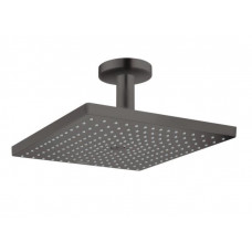 Hansgrohe dušas galva ar turētāju Raindance E 300 1jet, no griestiem, brushed black chrome