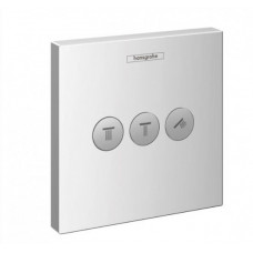 Hansgrohe iebūvējamā pārslēdzēja ShowerSelect S virsapmetuma daļa, 3 ceļu, hroms