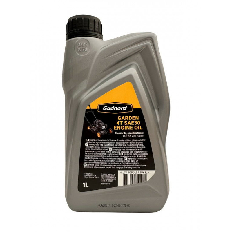 Gudnord Motoreļļa  Garden 4T SAE30 1L, Gudnord
