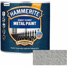 Hammerite Hammered Āmurkaluma aizsargkrāsa metāla virsmām, sudrabpelēka 5L