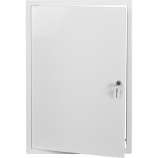 Europlast revīzijas lūka iekšdarbiem metāla, 600x400mm ar atslēgu