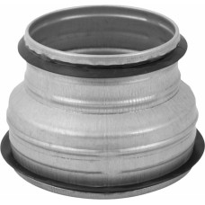 Europlast pāreja metāla, Ø160-Ø125mm ar gumijām, presēts