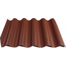 Eternit Gotika viļņplāksne 585x920mm, 5 viļņi, ķiršu sarkana