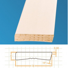 - Grīdlīste Balta 12x69x2400