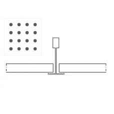 Knauf Danoline Plaza akustiskie, ģipša, piekaramie griesti 9.5x600x600mm, A, G1