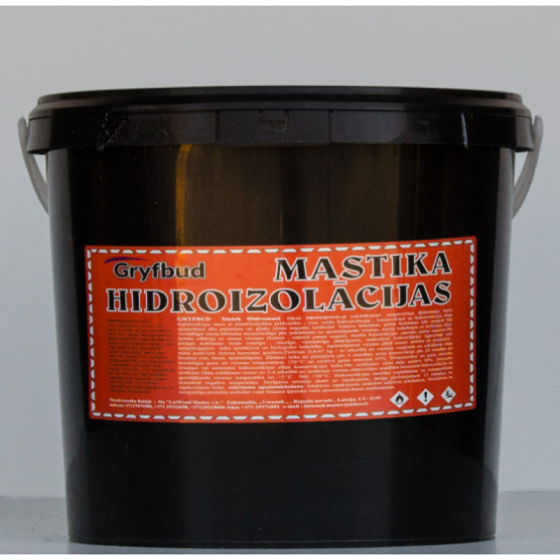 Grybud Sintek Hidromast pamatu un jumtu hidroizolācijai, 10kg