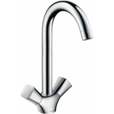 Hansgrohe Logis 2-rokturu virtuves maisītājs, hroms - gab.