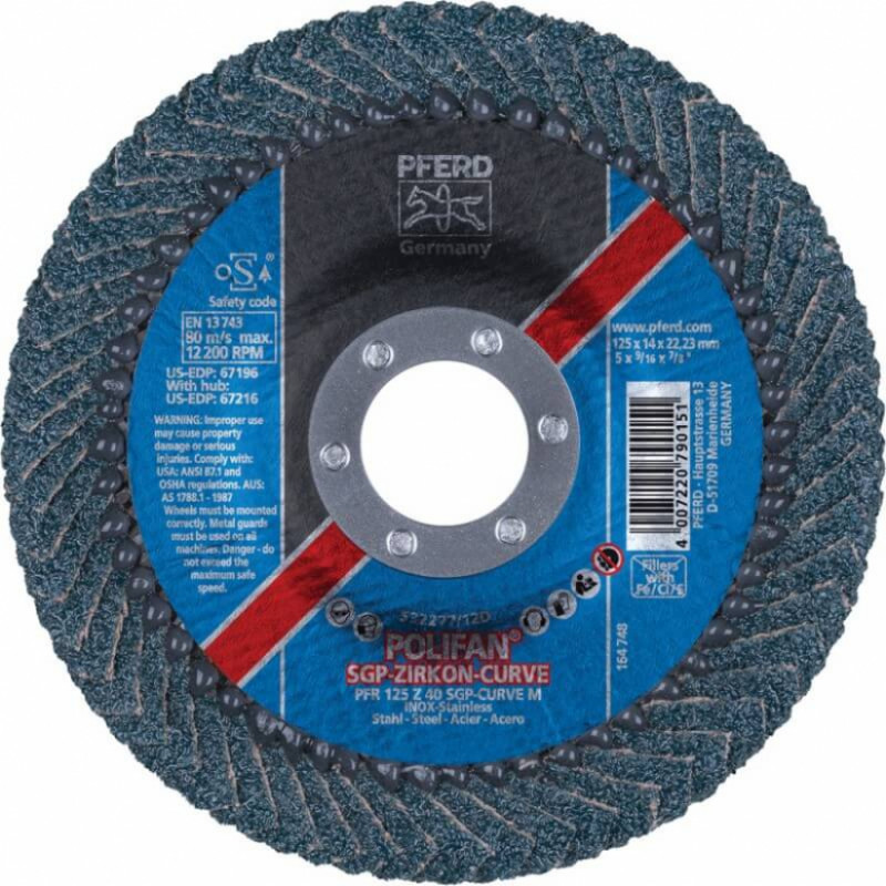 Pferd Slīpēšanas disks PFERD PFR 150 Z40 SGP-CURVE M