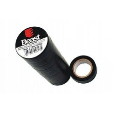 Beast Līmlenta izolac. 19mm/10m melna kompl.10gab