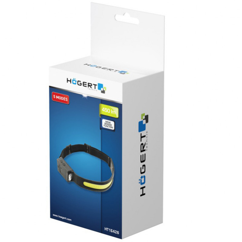 Hogert Galvas lampa COB USB LED, 5 funkcijas HT1E426 HOGERT