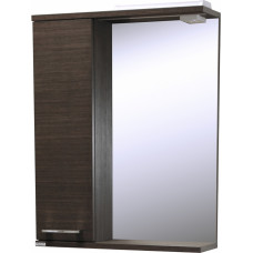 Aqualine Spoguļskapis PREMIUM Lux 56, tumšs ozols - gab