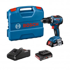 Bosch Akumulatora urbjmašīna-skrūvgriezis Bosch GSR 18V-55 Professional, 2x2.0 Ah - gab