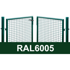 Cits Divviru vārti ar apaļajiem stabiem RAL6005,  1.75x4.0m - gab.