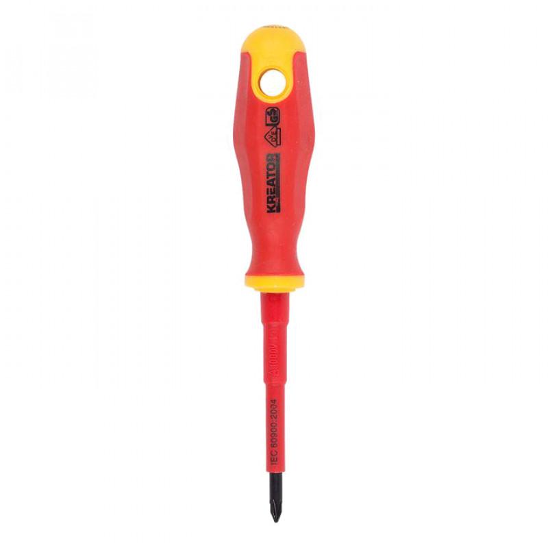 Kreator Skrūvgriezis Kreator VDE 1000V, PZ1 80 mm - gab