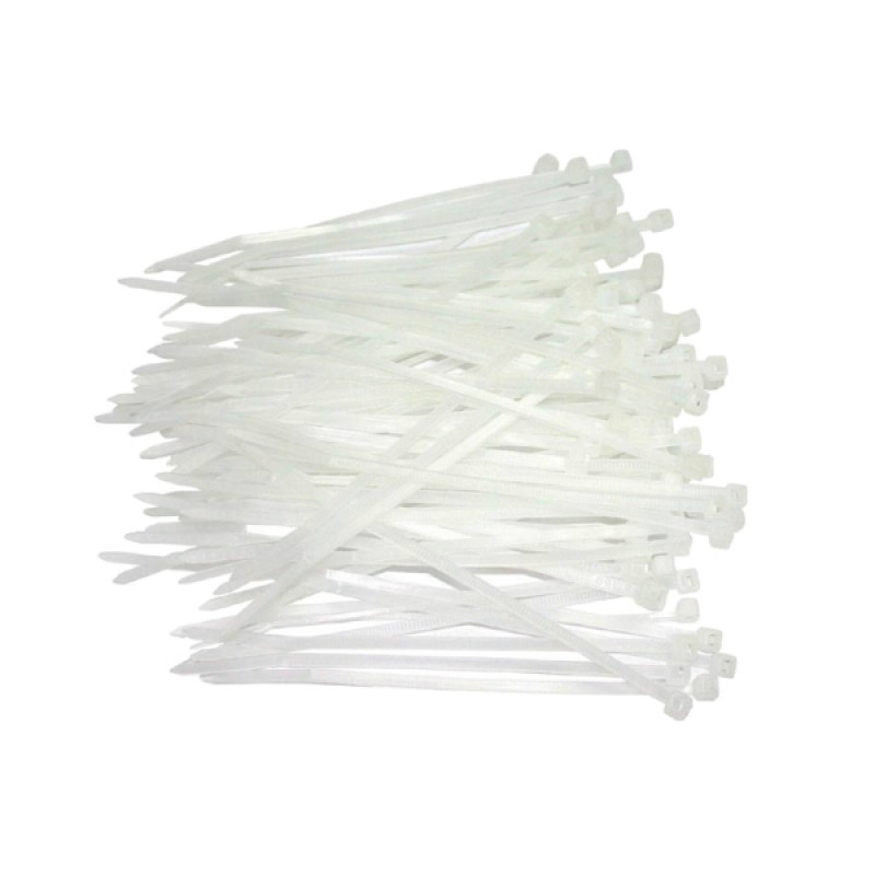 Sapiselco Kabeļu savilces Sapiselco baltas, 450x7.5mm, d130mm, 100gb. - gab.