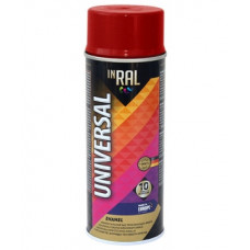 Inral Aerosola emalja Inral Universal 400ml 24 RAL3002 sarkana - gab