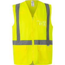 Velilla Atstarojoša veste ar rāvējslēdzēju VELILLA 305903 Hi-Vis, dzeltena, XXXL izmērs - gab