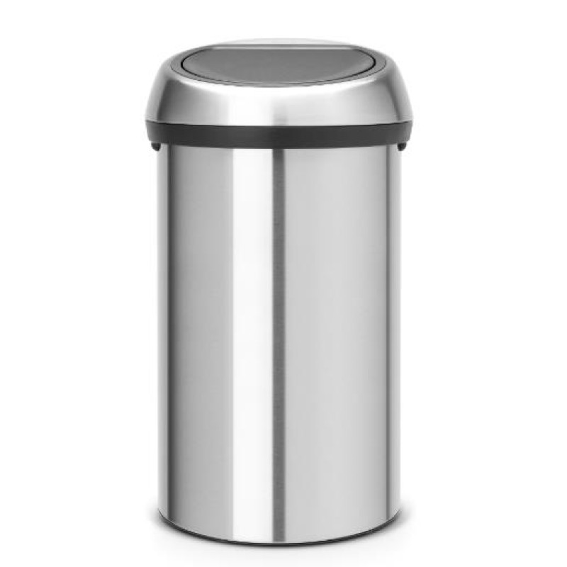 Brabantia atkritumu tvertne Touch Bin, 60l, matt steel