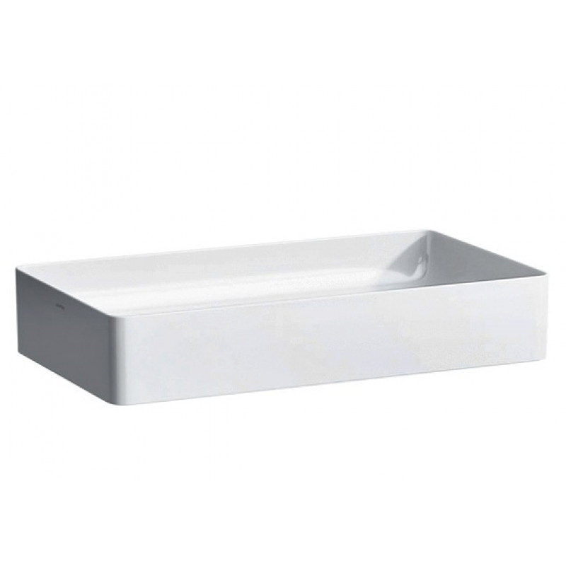 Laufen izlietne Living Square, 600x340 mm, uz virsmas, balta SaphirKeramik