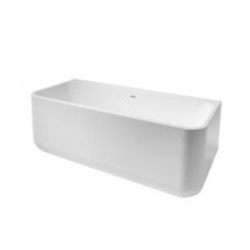 Balteco vanna Gamma, 1600x710 mm, matēta balta akmens masas