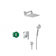 Hansgrohe dušas sistēma ar iebūvējamo dušas maisītāju Crometta E 240 1 jet, hroms