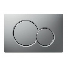 Geberit taustiņš Sigma01, 246x164 mm, matēts hroms ar easy-to-clean pārlājumu