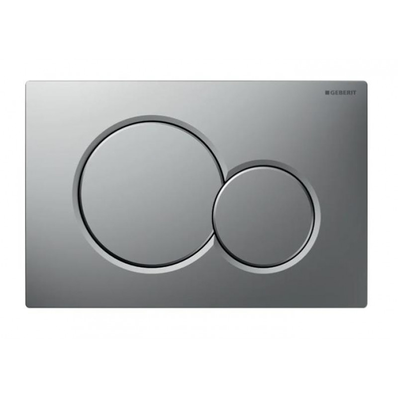 Geberit taustiņš Sigma01, 246x164 mm, matēts hroms ar easy-to-clean pārlājumu