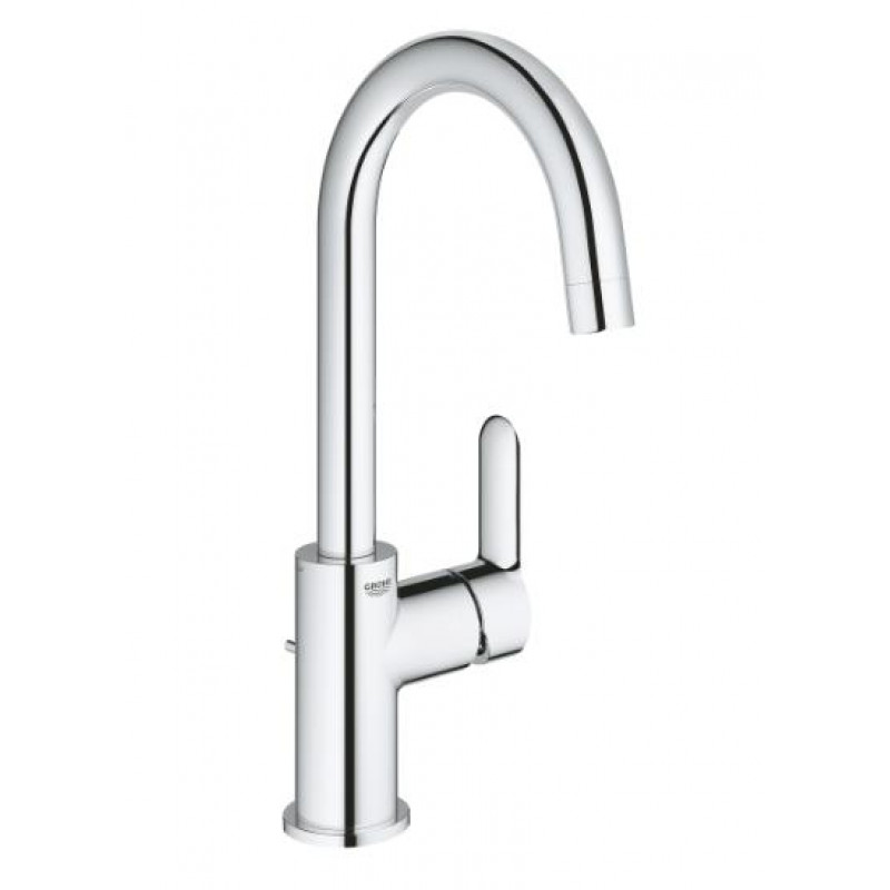 Grohe izlietnes maisītājs BauEdge L, ar pop-up, paaugstinātais, hroms