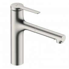 Hansgrohe virtuves izlietnes maisītājs ar izvelkamu dušu Zesis M33-160 2jet, stainless steel finish + sBox