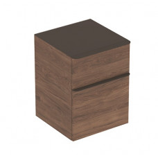 Geberit sienas skapis Smyle Square, 450x470 mm, h=600 mm, 2A, hickory