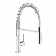 Grohe virtuves izlietnes maisītājs Get, ar izvelkamu dušu, hroms