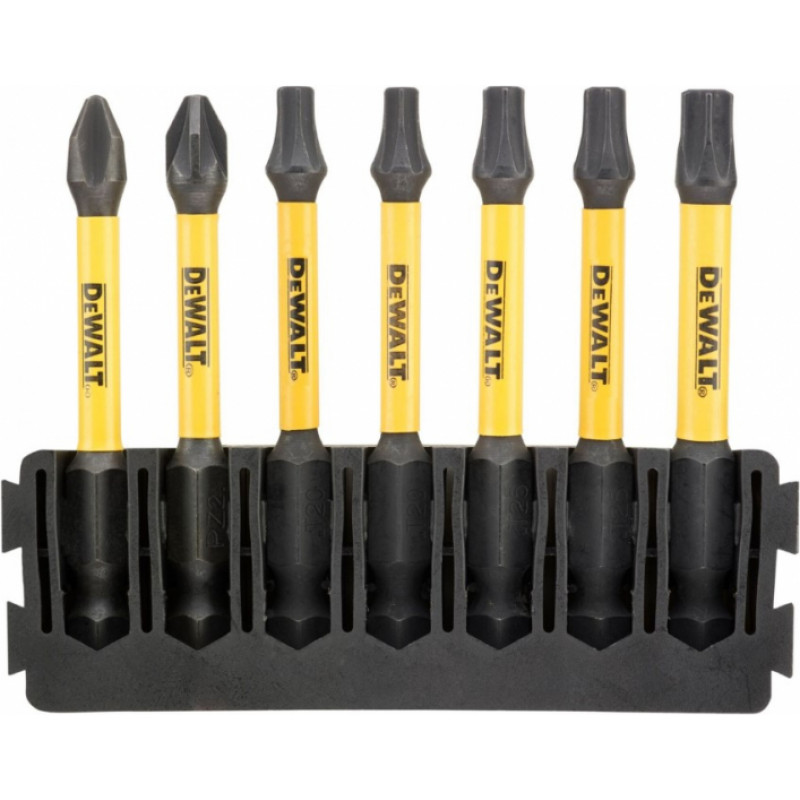 Dewalt FlexTORQ Uzgaļu komplekts 57mm PH/PZ/TX Mix (7gab)
