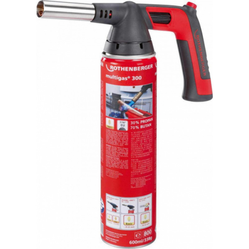 Rothenberger Multigas 300 piezo degļa komplekts ROFIRE - gab.