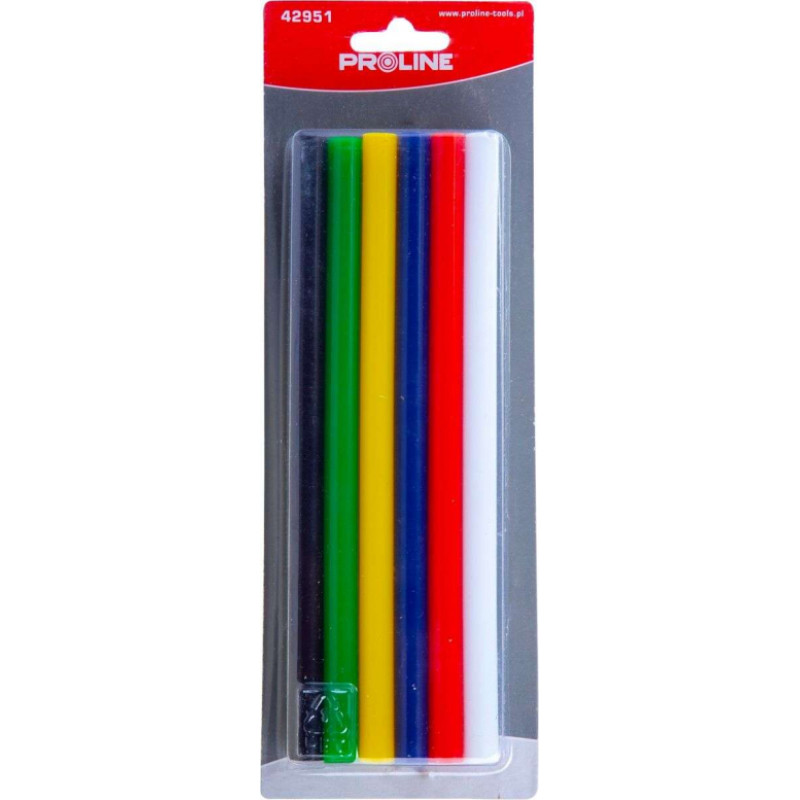 Proline Brusiņi līmes 11x200mm krāsaini 12gb Proline