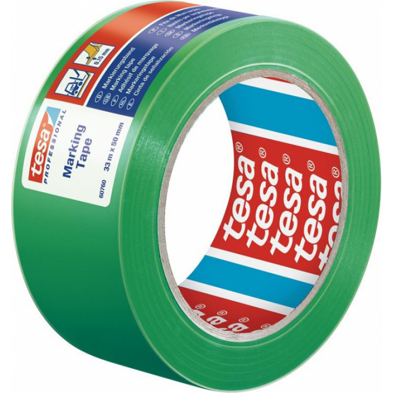 Tesa Grīdas marķēšanas lente Tesa Professional 60760 Zaļa, 33 m/50 mm - gab