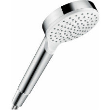 Hansgrohe Dušas galva Hansgrohe Crometta 100 1jet, EcoSmart 6 l/min, hroms/balts HG26334400 - gab