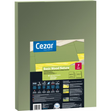 Cezar Zemparketa plātne Cezar BASIC WOOD NATURE 7 mm, 79x59 cm, 9.322 m2 - iep