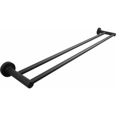 Ba-De Dubultais dvieļu turētājs BA-DE CARBON 60 cm, melns - gab