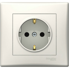 Schneider Kontaktligzda SCHNEIDER Sedna SDN3000223, vienvietīga, bēša - gab