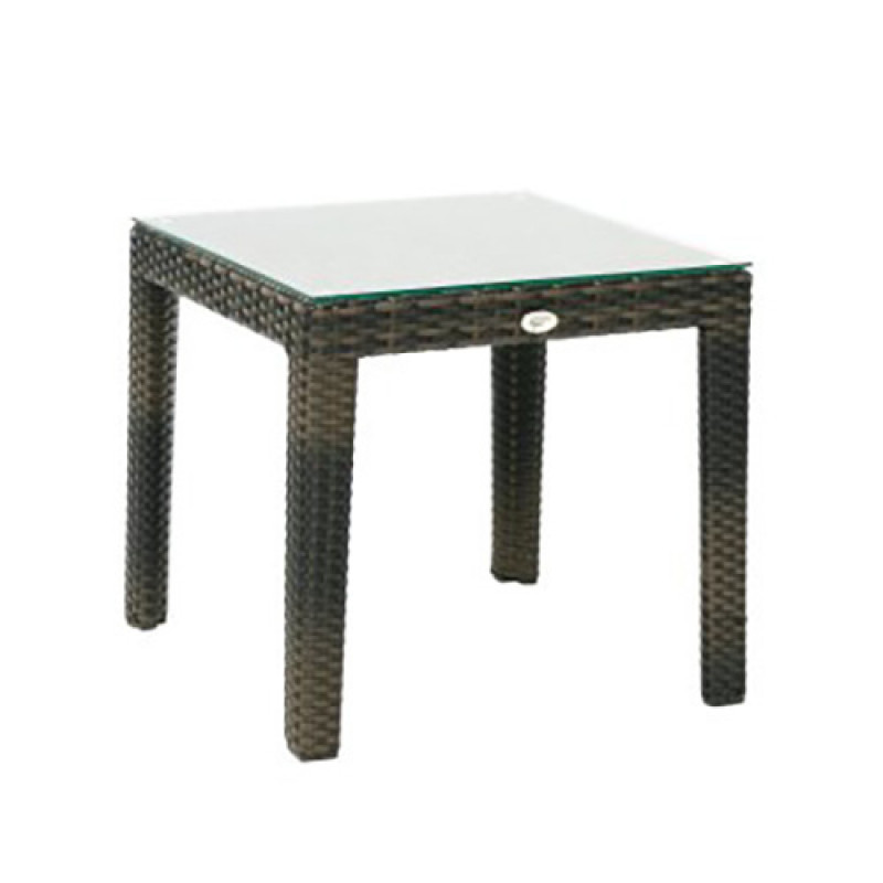 Cits Papildu galds WICKER 50x50xH45cm, tumši brūns - gab