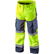 Neo Tools Darba bikses NEO 81-750-L, ar atstarotājiem, dzeltenas, izmērs L - gab.