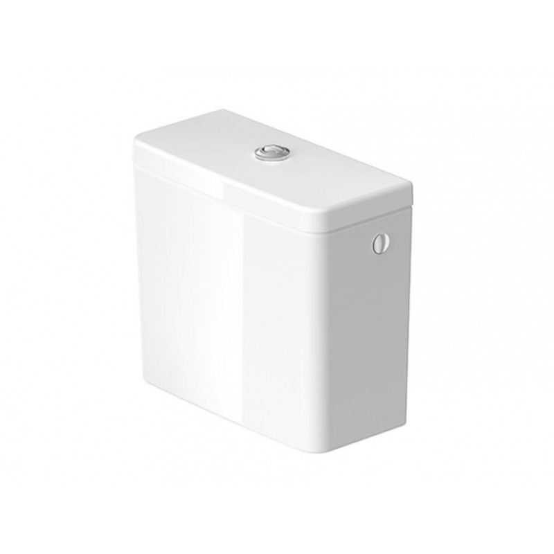 Duravit skalojamā kaste D-Neo, pievads no sāniem, 6/3 l, balta